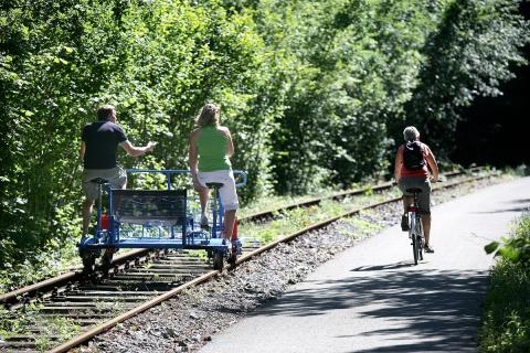 Les Draisines de la Molign e Railbike